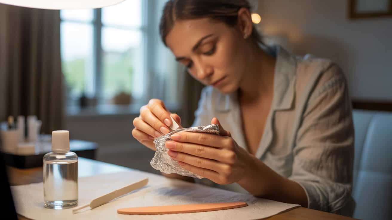 How to take off acrylic nails without acetone